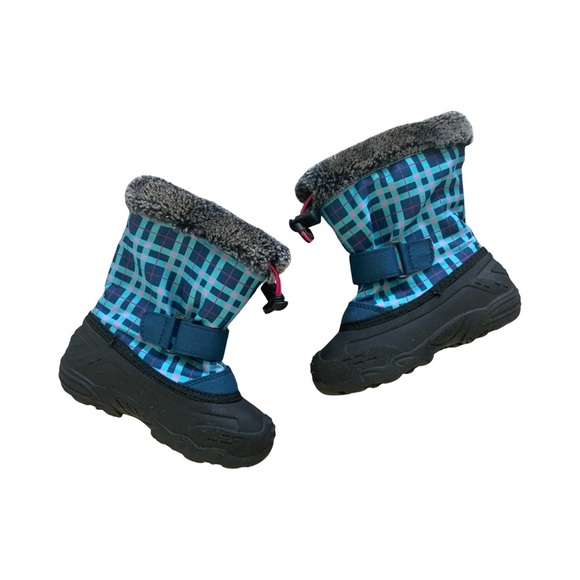 Kamik Mini T Girls Snow Boots Size 10 - Picture 3 of 6